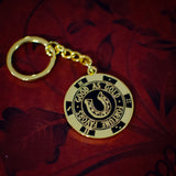 Horseshoe Poker Chip Metal Keychain