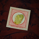 Gold Native American Chief Enamel Pin