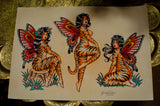 Tigerflies A3 Print