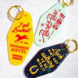 Rock And Rose Motel Annual Rodeo Keychain