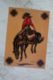 Bucking Horse A3 Art Print