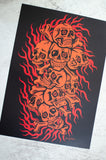 Skull A3 Art Print