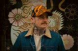 Rock & Rose Motel Orange Camo Trucker Cap