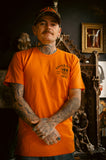 Orange Skull T-Shirt