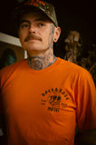 Orange Skull T-Shirt