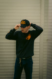 Rock And Rose Motel Long Sleeve Flaming Eagle T-Shirt