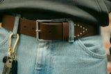 Rock & Rose Motel Wild And Free Studded Genuine Leather Belt