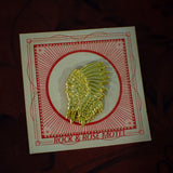 Gold Native American Chief Enamel Pin
