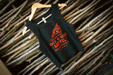 Rock And Rose Motel "Where Dreams Come True" Cropped Black Vest