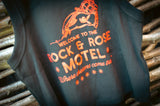 Rock And Rose Motel "Where Dreams Come True" Cropped Black Vest