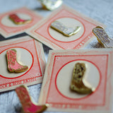 Selection of Cowboy Boot Enamel Pins