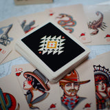 Rock & Rose Motel Deck Of Cards - Back of Card Design
